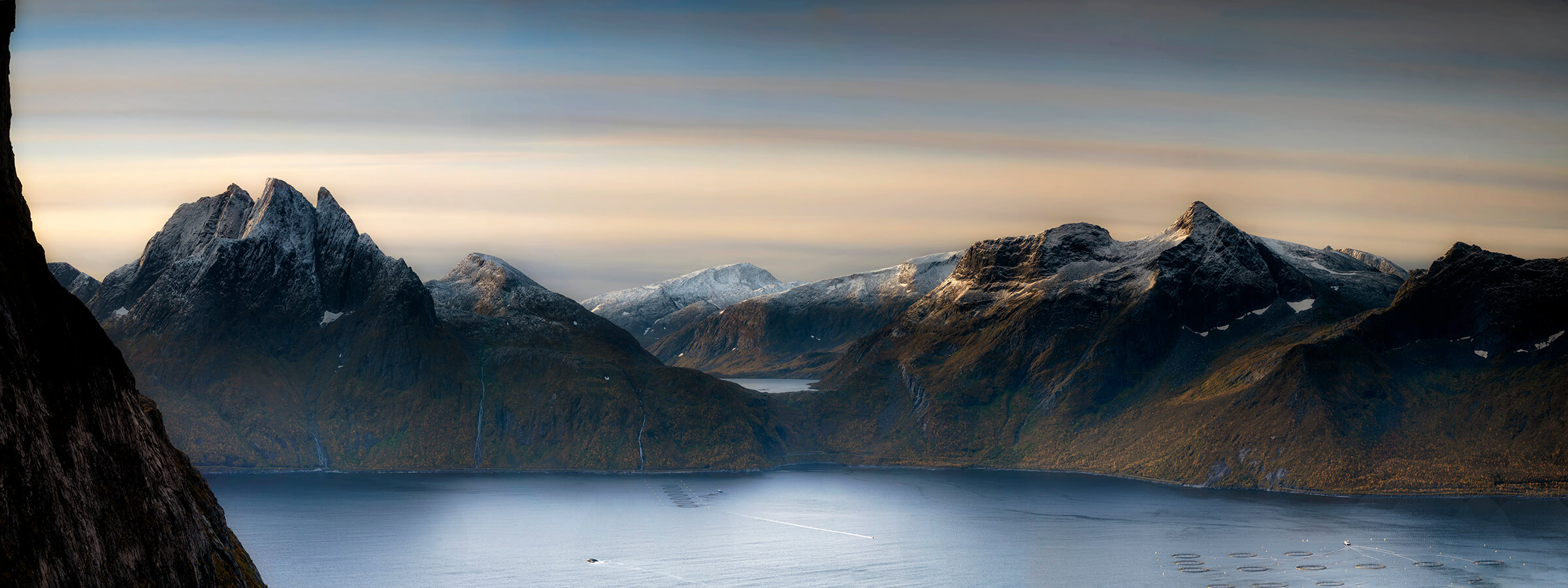 Mountain panorama photo, Segla Norway by Joakim Jormelin